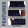 image:imageHanes Ultimate Mens Flannel Pajama Pants Plaid Cotton Loungewear Pj Bottoms with Pockets Extended SizesNavy Plaid