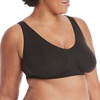 image:imageHanes Womens Cozy Wireless Bra FullCoverage Pullover Bra Seamless TShirt BraBlack