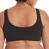 image:imageHanes Womens Cozy Wireless Bra FullCoverage Pullover Bra Seamless TShirt BraBlack