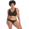 image:imageHanes Womens Cozy Wireless Bra FullCoverage Pullover Bra Seamless TShirt BraBlack