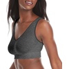 image:imageHanes Womens Cozy Wireless Bra FullCoverage Pullover Bra Seamless TShirt BraGravel Grey Heather