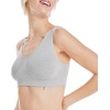 image:imageHanes Womens Cozy Wireless Bra FullCoverage Pullover Bra Seamless TShirt BraLight Grey Heather