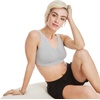 image:imageHanes Womens Cozy Wireless Bra FullCoverage Pullover Bra Seamless TShirt BraLight Grey Heather