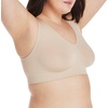 image:imageHanes Womens Cozy Wireless Bra FullCoverage Pullover Bra Seamless TShirt BraNude