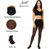 image:imageHanes Womens EcoSmart Fashion Diamond Outline Control Top Sheer Toe TightsBlack