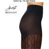 image:imageHanes Womens EcoSmart Fashion Sheer Art Deco Control Top Sheer Toe TightsBlack