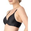 image:imageHanes Womens Invisible Look Underwire Adjustable TShirt Bra 2 PackBlackSoft Taupe
