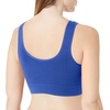 image:imageHanes Womens Just My Size Seamless Bralette Pure Comfort Light Support Pullover Bra Plus SizesSparkle Blue