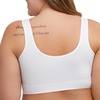 image:imageHanes Womens Just My Size Seamless Bralette Pure Comfort Light Support Pullover Bra Plus SizesWhite