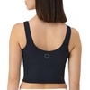 image:imageHanes Womens Moves Crop Bralette VNeck Cropped Pullover Builtin Shelf Bra Odor ControlBlack