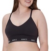 image:imageHanes Womens Moves Seamless Triangle Wireless Bra 360 Flex Light Support Pullover Bra Odor Control 2PackBlackGlimmer Red
