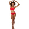image:imageHanes Womens Moves Seamless Triangle Wireless Bra 360 Flex Light Support Pullover Bra Odor Control 2PackBlackGlimmer Red