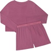 image:imageHanes Womens Originals 2piece Lounge Set Supersoft Cropped Baby Doll Tee amp Sleep Shorts Loungewear SetMauve MoodMauve Mood