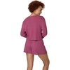 image:imageHanes Womens Originals 2piece Lounge Set Supersoft Cropped Baby Doll Tee amp Sleep Shorts Loungewear SetMauve MoodMauve Mood