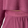 image:imageHanes Womens Originals 2piece Lounge Set Supersoft Cropped Baby Doll Tee amp Sleep Shorts Loungewear SetMauve MoodMauve Mood