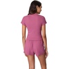 image:imageHanes Womens Originals 2piece Lounge Set Supersoft Cropped Baby Doll Tee amp Sleep Shorts Loungewear SetMauve MoodMauve Mood