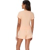 image:imageHanes Womens Originals 2piece Lounge Set Supersoft Cropped Baby Doll Tee amp Sleep Shorts Loungewear SetMellow PeachMellow Peach