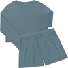 image:imageHanes Womens Originals 2piece Lounge Set Supersoft Cropped Baby Doll Tee amp Sleep Shorts Loungewear SetStargazer GreyStargazer Grey