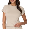 image:imageHanes Womens Originals Baby Doll Tee 2Pack Comfywear Supersoft Rib TShirt Loungewear PackCocoa ButterMauve Mood