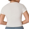 image:imageHanes Womens Originals Baby Doll Tee 2Pack Comfywear Supersoft Rib TShirt Loungewear PackPearlStargazer Grey