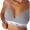 image:imageHanes Womens Originals Full Coverage Contour Wireless Stretch Cotton TShirt BraConcrete Heather