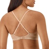 image:imageHanes Womens Originals Full Coverage Contour Wireless Stretch Cotton TShirt BraDeep Glow