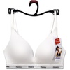 image:imageHanes Womens Originals Full Coverage Contour Wireless Stretch Cotton TShirt BraWhite