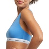 image:imageHanes Womens Originals Racerback Bralette Pack Breathable Stretch Cotton Bras 2PackProvence BlueBlack