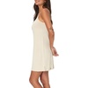 image:imageHanes Womens Originals Sleep Dress Comfywear Supersoft Sleep Slip Dress With Builtin Shelf BraCocoa Butter