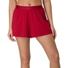 image:imageHanes Womens Originals Sleep Shorts 2Pack Comfywear Supersoft Lounge Shorts Pack 325Cocoa ButterRosey Red