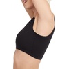 image:imageHanes Womens Pack Cotton Scoopneck Bralette LowImpact Sports Bra 3PackBlackConcrete HeatherWhite