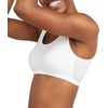 image:imageHanes Womens Pack Cotton Scoopneck Bralette LowImpact Sports Bra 3PackWhiteWhiteWhite