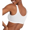 image:imageHanes Womens Pack Cotton Scoopneck Bralette LowImpact Sports Bra 3PackWhiteWhiteWhite
