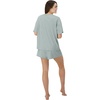 image:imageHanes Womens Pajamas Set Comfywear Pajamas for Women Set Originals SupertSoft Loungewear TShirt amp Sleep ShortsSoft Celadon