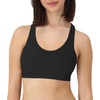 image:imageHanes Womens Racerback Cotton TBack Bralette 3 PackBlackSpiced FigTerra Red