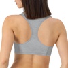 image:imageHanes Womens Racerback Cotton TBack Bralette 3 PackConcrete HeatherIsle GreenMoonlite Heather
