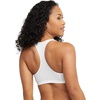 image:imageHanes Womens Racerback Cotton TBack Bralette 3 PackWhiteDenim JacketMoonlite Heather