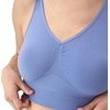 image:imageHanes Womens Seamless Racerback Bra Pullover FullCoverage Bralette 2PackDenim Jacket BlueNavy Eclipse