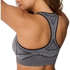 image:imageHanes Womens Seamless Racerback Sports BraBlackWhiteGray  3 Pack