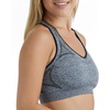 image:imageHanes Womens Seamless Racerback Sports BraEbony Heather  1 Pack