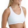 image:imageHanes Womens Seamless Racerback Sports BraTrue White  1 Pack