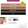 image:imageHanes Womens Silk Reflections Pantyhose Silky Sheer Control Top Reinforced ToeBarely Black Pack of 3