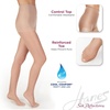 image:imageHanes Womens Silk Reflections Pantyhose Silky Sheer Control Top Reinforced ToeBarely There Pack of 6