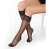 image:imageHanes Womens Silk Reflections Silky Sheer Knee Highs Reinforced Toe KneeHigh StockingsJet