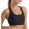 image:imageHanes Womens Sport Compression Racerback SportsBraBlack  1 Pack