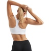 image:imageHanes Womens Sport Compression Racerback SportsBraWhite  1 Pack