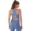 image:imageHanes Womens Sports Bra Moves Racerback Crop Top Yoga Bras for Women Stretch Sports Crop Top with Cutout WickingBlue Dive