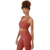 image:imageHanes Womens Sports Bra Moves Racerback Crop Top Yoga Bras for Women Stretch Sports Crop Top with Cutout WickingCoral Camelia