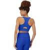 image:imageHanes Womens Sports Bra Moves Racerback Crop Top Yoga Bras for Women Stretch Sports Crop Top with Cutout WickingDeep Royal