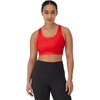 image:imageHanes Womens Sports Bra Moves Racerback Crop Top Yoga Bras for Women Stretch Sports Crop Top with Cutout WickingHolly Berry Red